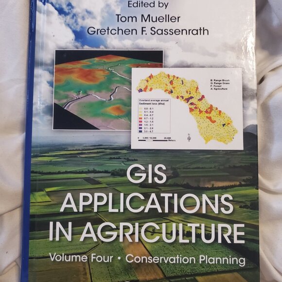GIS APPLICATIONS IN AGRICULTURE VOLUME FOUR CONSERVATION Tom Mueller HARDCOVER - Picture 1 of 2